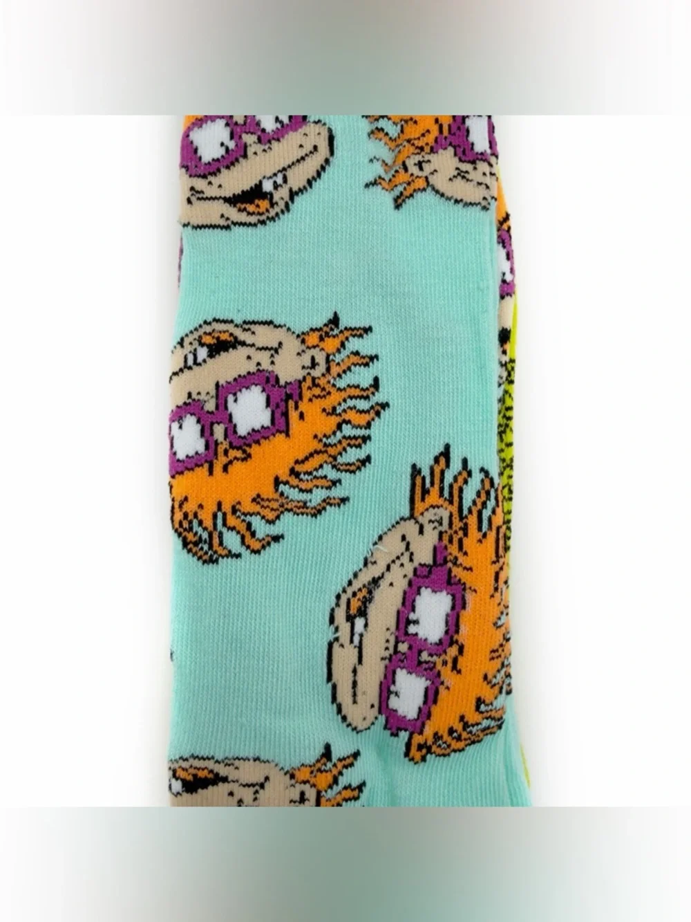 Nickelodeon Rugrats Crew Socks Mens Womens Reptar Chuckie Novelty Gift